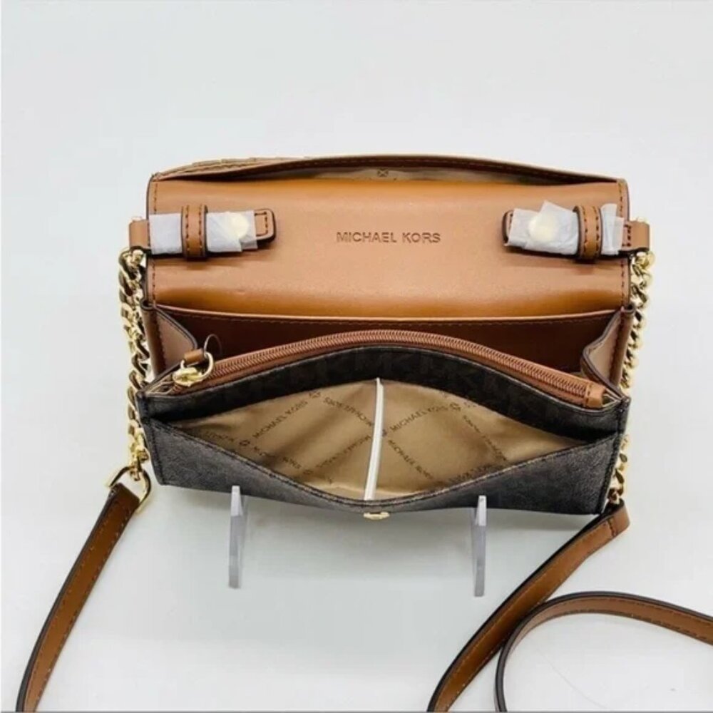 Michael Kors Jet Set Travel Medium Crossbody Phone Holder Bag NWT - Picture 10 of 11